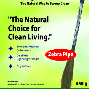 Zebra Pipe Grass Broom by THN